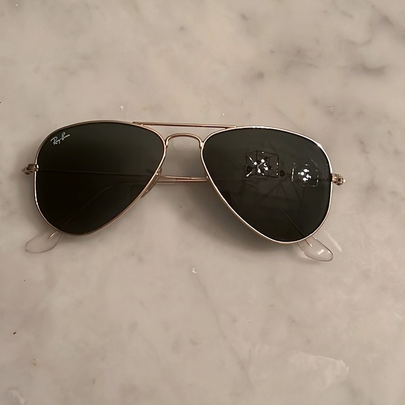Ray Ban Small shrunken aviators 52 mm gold frames with crystal green len… - Picture 13 of 15